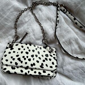 Dalmatian Print Mini Phone Crossbody Bag